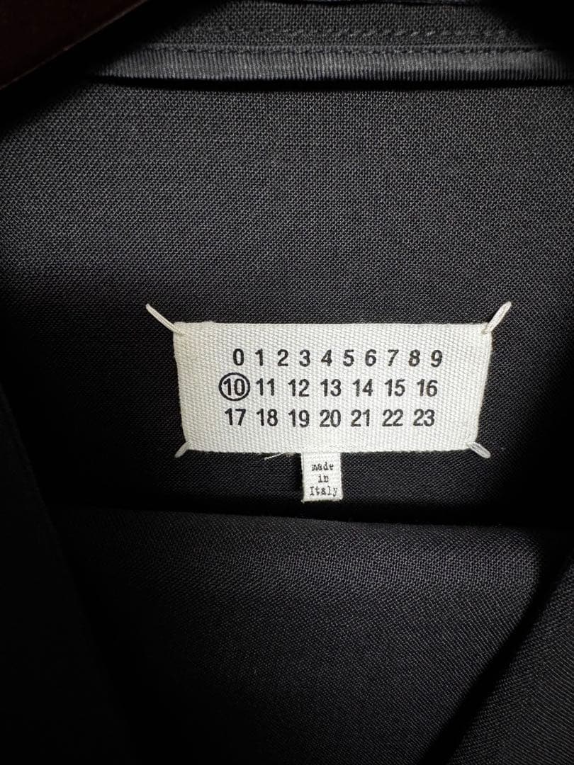 maison margiela ノーカラージャケットセットアップ