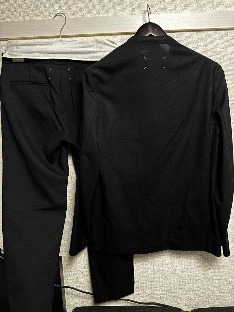 maison margiela ノーカラージャケットセットアップ