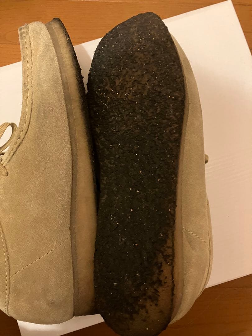 クラークス　ワラビー　ベージュ