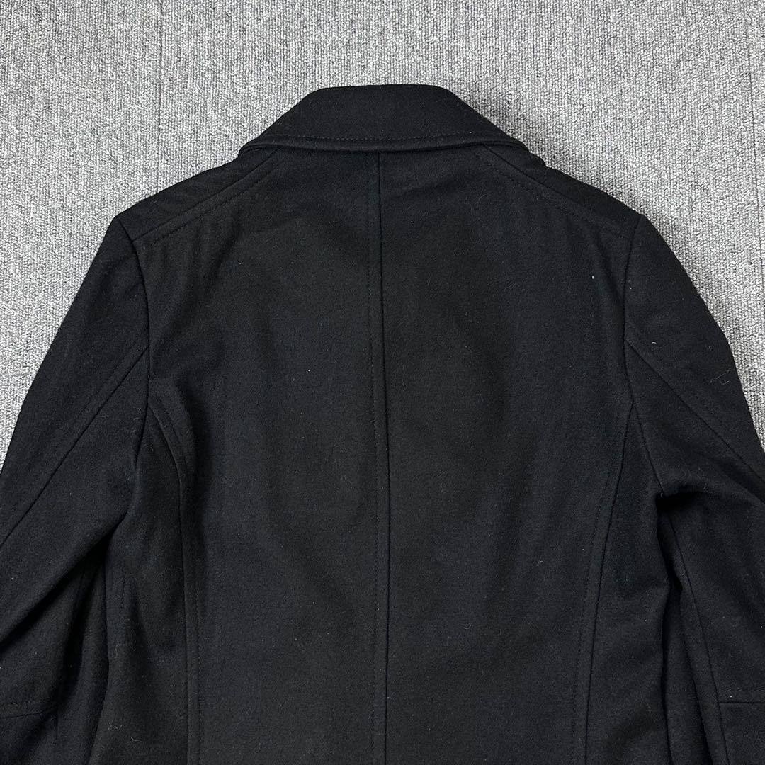 00s PPFM archive ナポレオンジャケット メルトン Pコート 黒