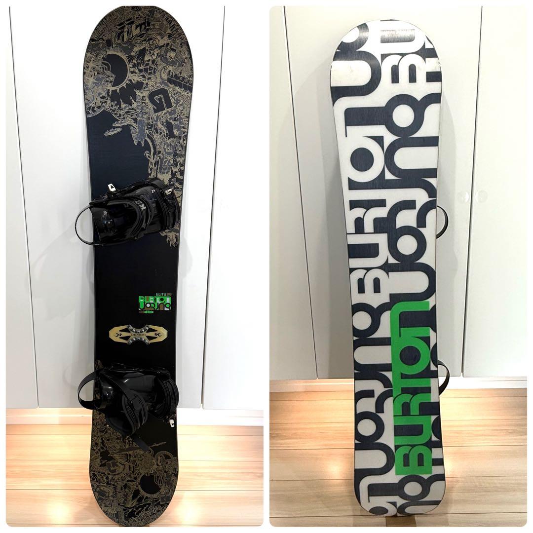 BURTON×K2 スノーボードセット　初心者おすすめ　K2 バイン付き　158