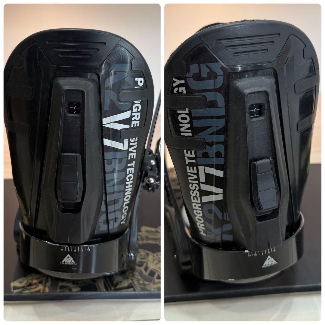 BURTON×K2 スノーボードセット　初心者おすすめ　K2 バイン付き　158