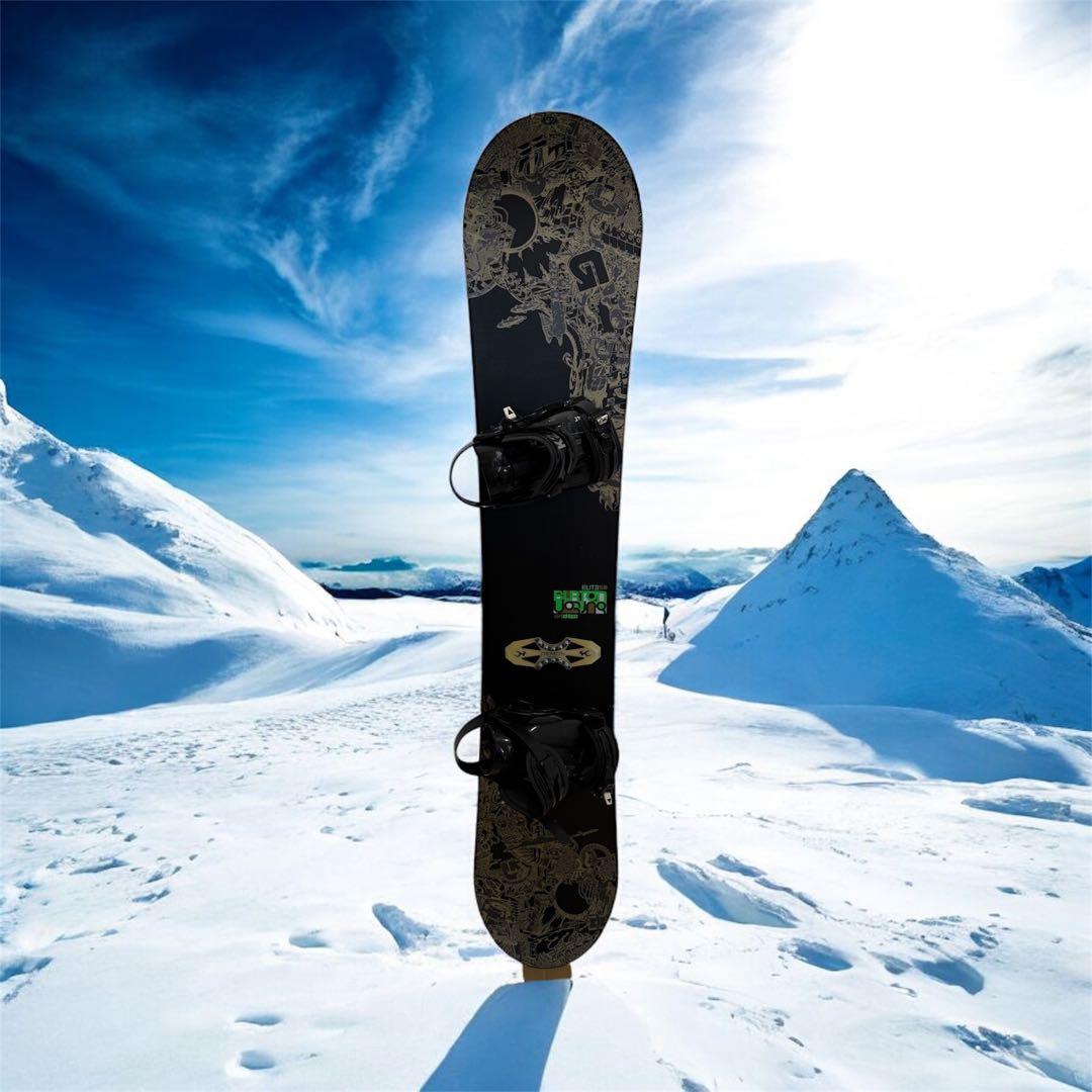 BURTON×K2 スノーボードセット　初心者おすすめ　K2 バイン付き　158