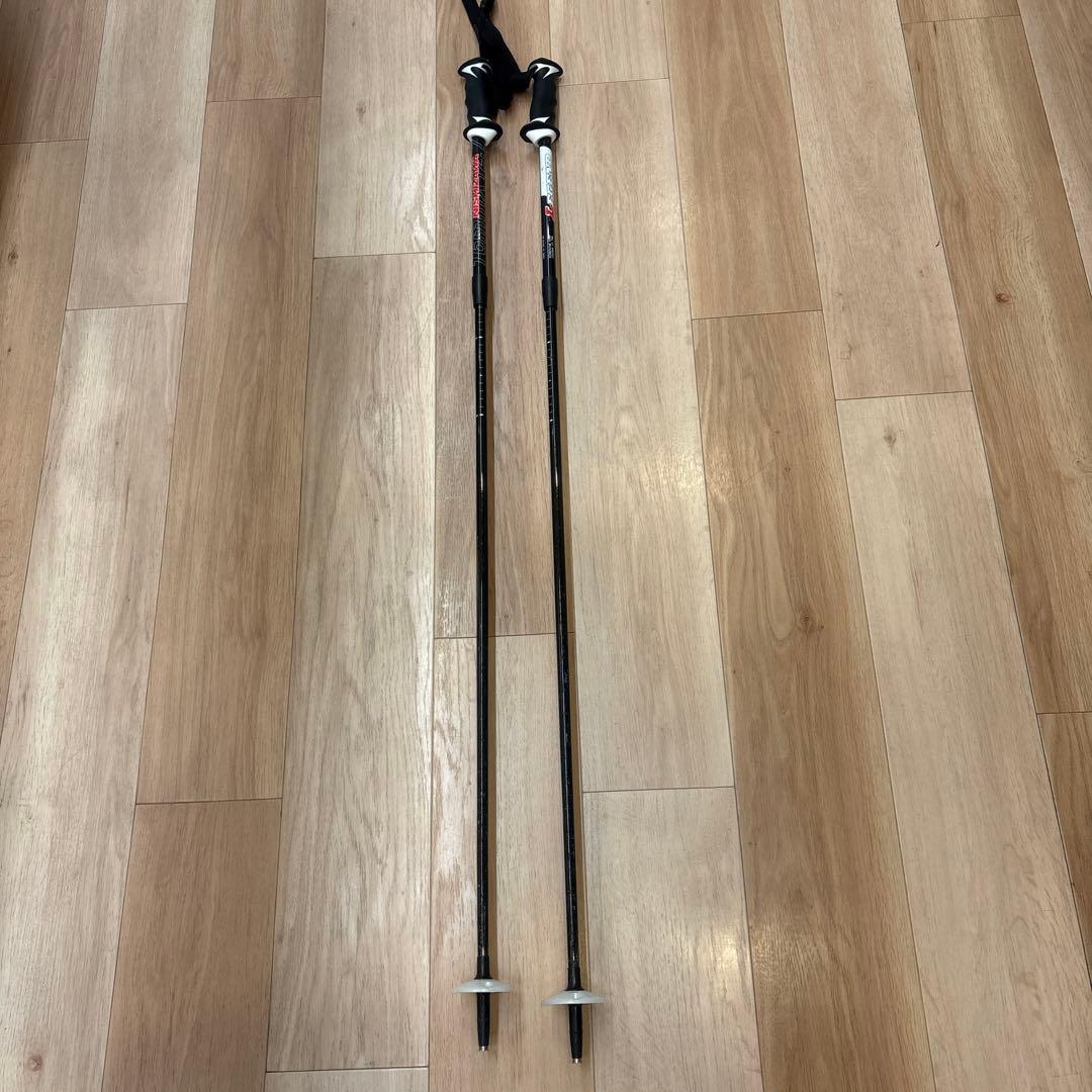 サロモン　スキー板　POWERLINE KART FR 162 ストック付き