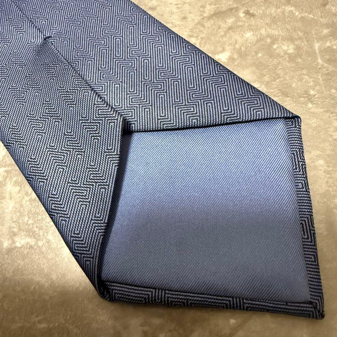 【✨美品✨】HERMES エルメス ネクタイ フォソネ ネイビー ハイブランド