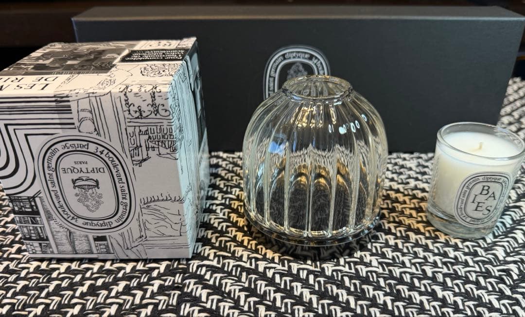 ディプティックキャンドルホルダー コートプラット(ミニ) キャンドル べ 35g