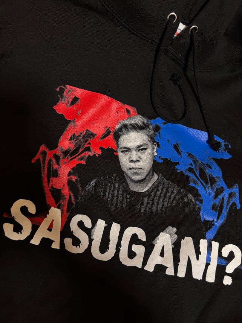 SASUGANIパーカー ブラック