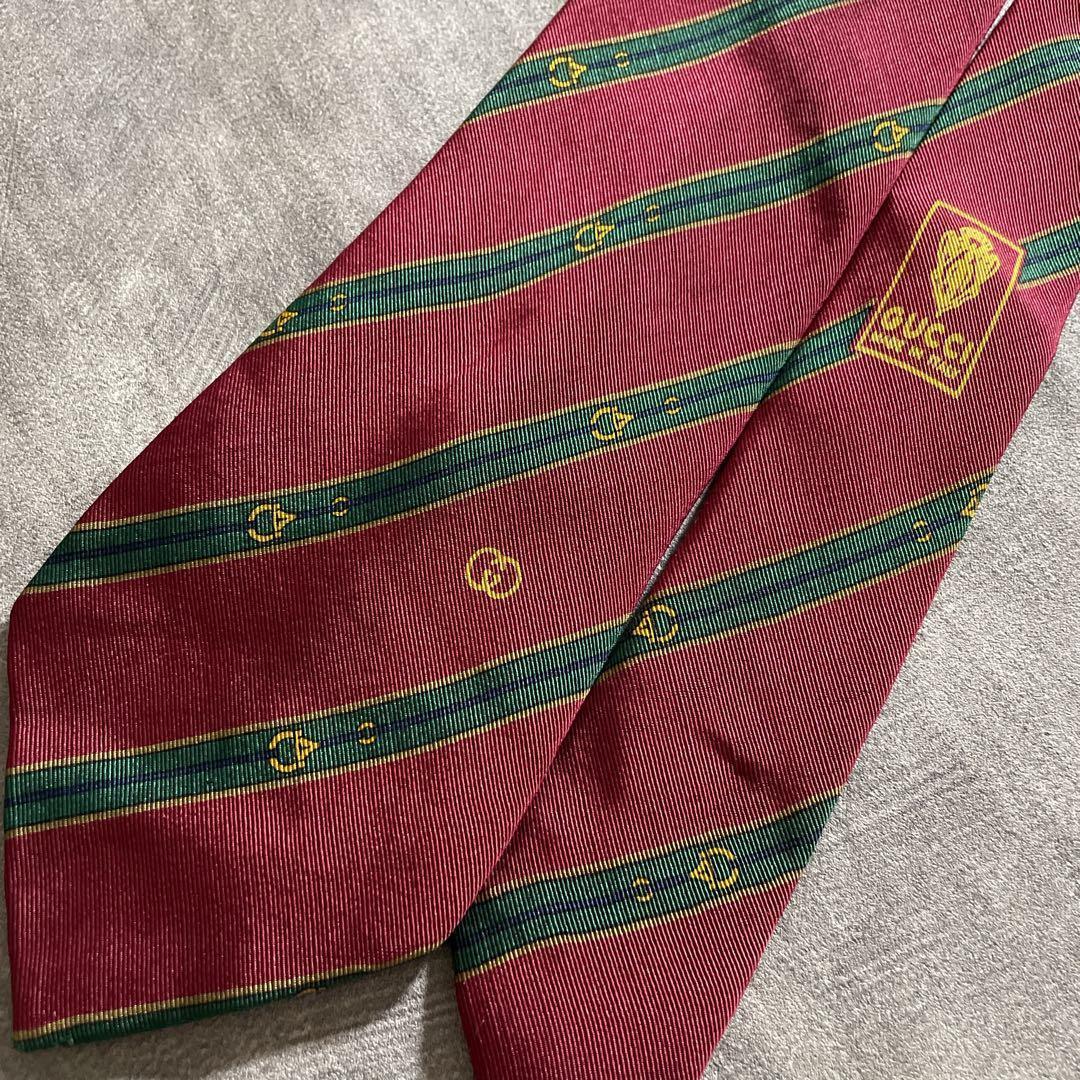 【極美品】イタリアウール 3ピースセットアップスーツ×OLD GUCCIネクタイ