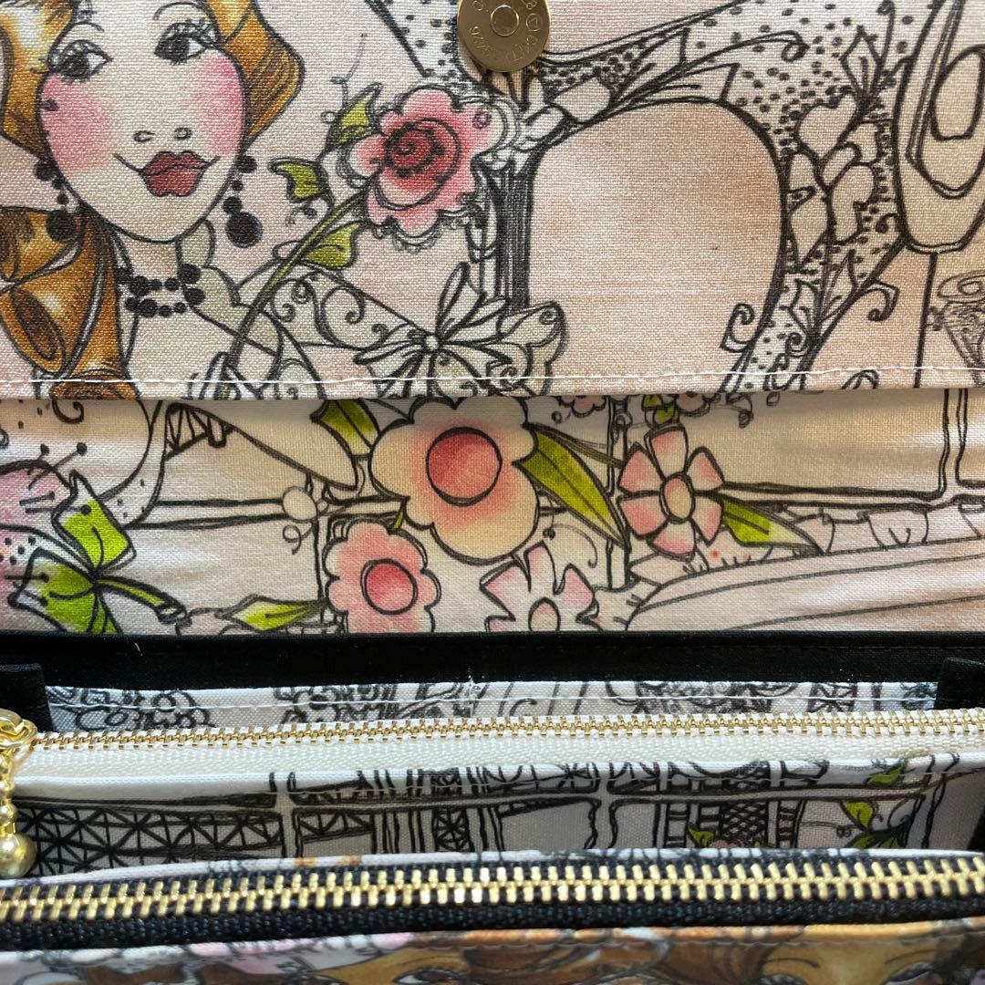 長財布　やりくり財布　ハンドメイド　トートバッグ　巾着袋ハンドメイド