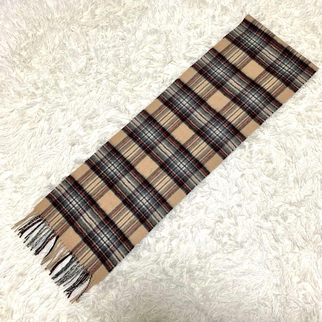 【美品】 Johnstons ジョンストンズ カシミヤ100% マフラー