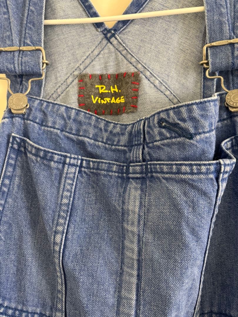 R.H. Vintage デニムオーバーオール