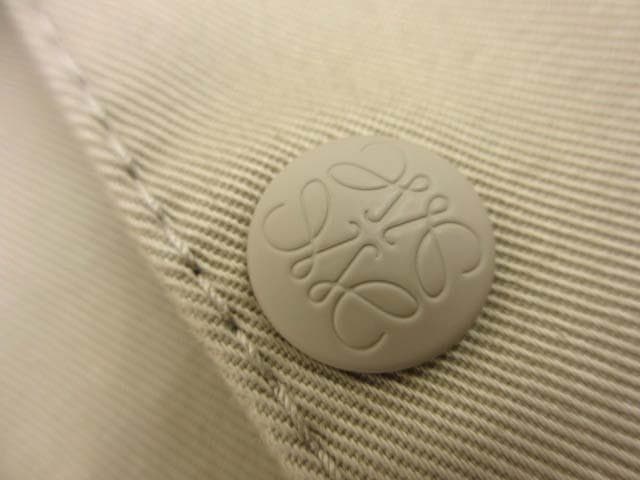 美品 LOEWE ロエベ 24-25AW コットン トラペーズジャケット 36