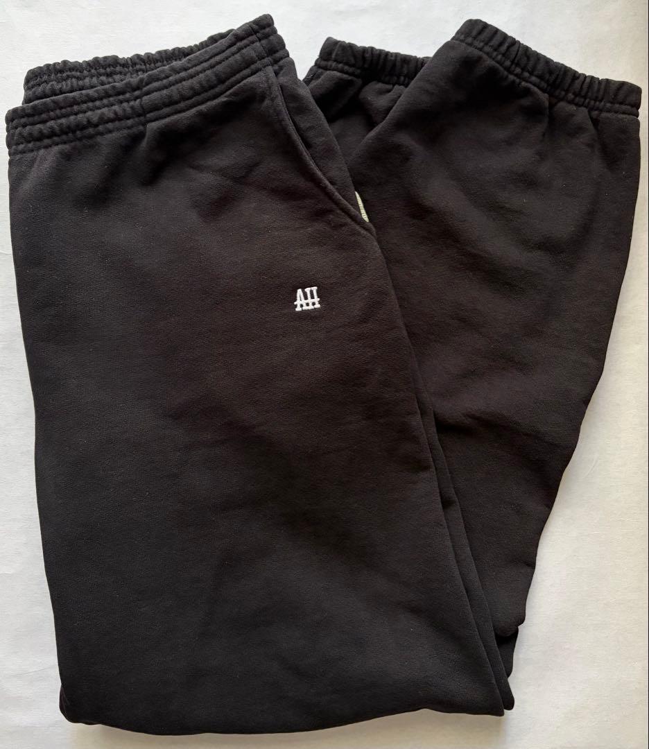 SSZ AH LOS ANGELES APPAREL スウェットパンツ ブラック