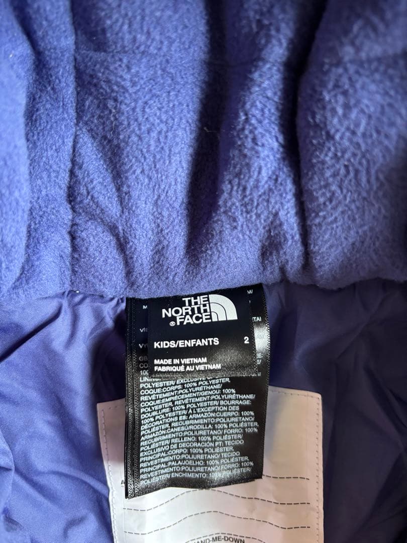 美品　North Face スキーウェア　2歳