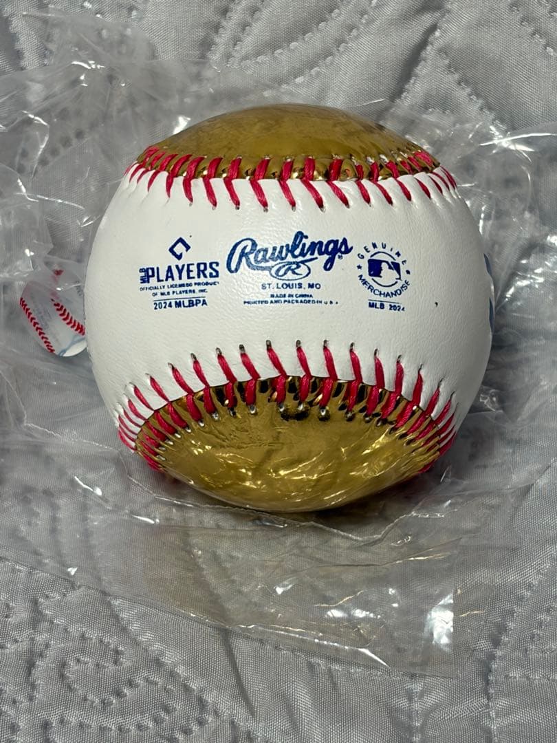 OHTANI ドジャースユニフォーム 17 プリントサイン入り&50/50ボール