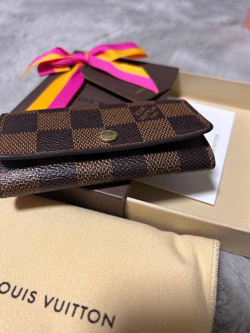 ルイヴィトン　ダミエ　エベヌ　キーケース　ミュルティクレ4