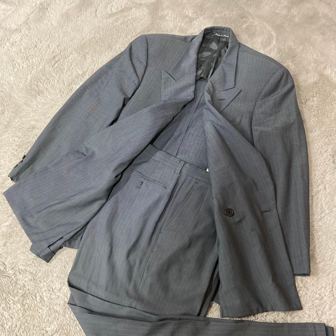 GIORGIO ARMANI アルマーニ　ダブルスーツ　ストライプ
