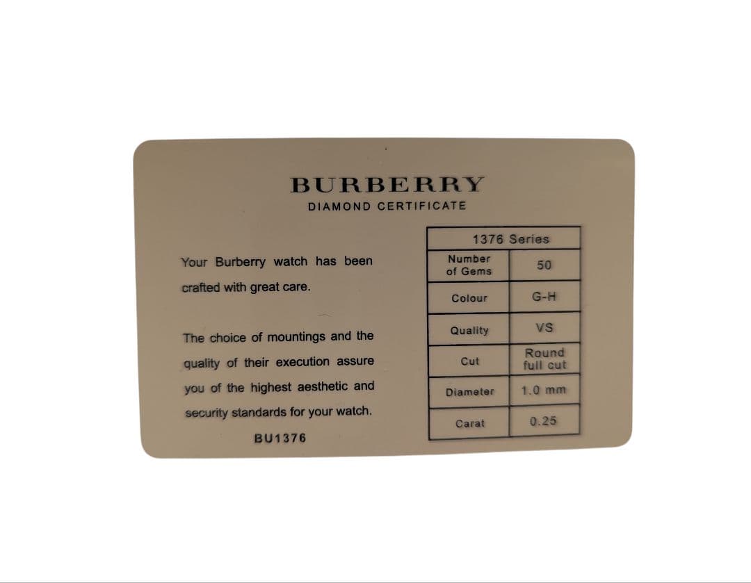 希少 BURBERRY レディース腕時計 ダイヤモンド 装飾 おしゃれ