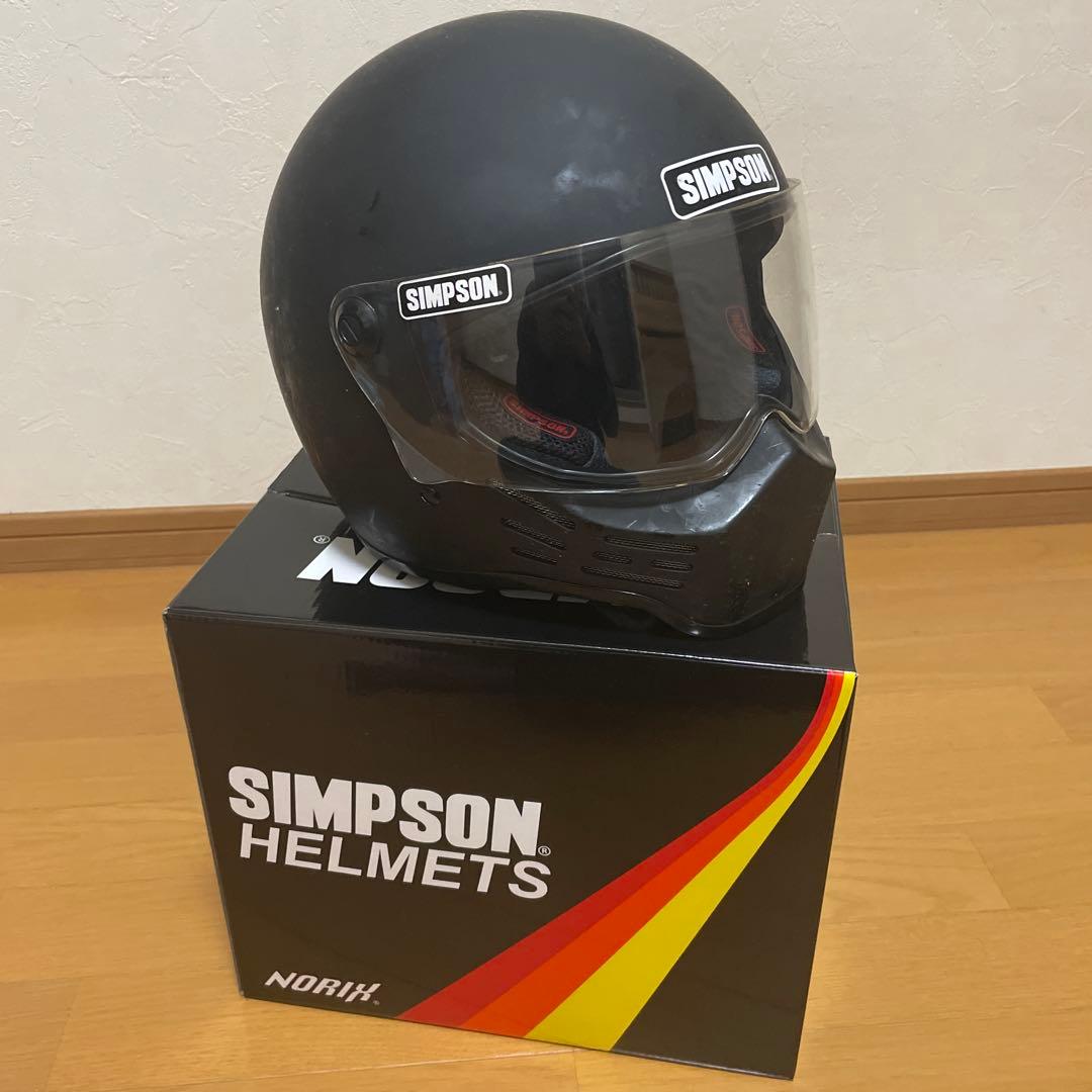 SIMSON NORIX フルフェイスヘルメット マットブラック
