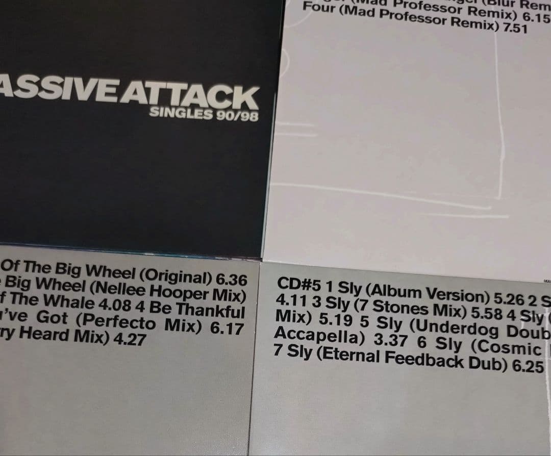 洋楽 MASSIVE ATTACK DJ PIN ROUGH TRADE MURO