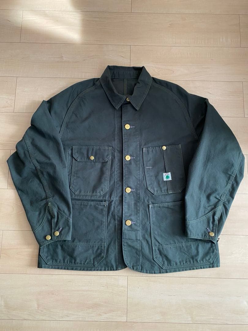 TCBジーンズ Cat Head Jacket Green Canvas