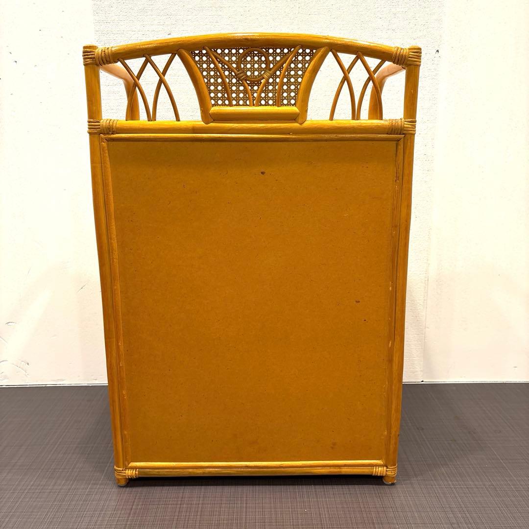 昭和レトロ　ナチュラルラタン 5段チェスト