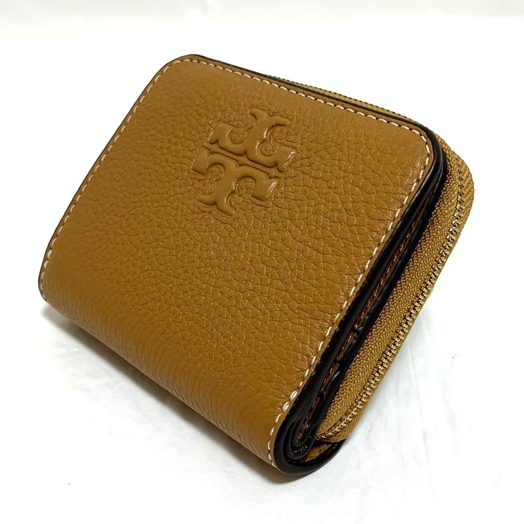 【極美品】Tory Burch トリーバーチ二つ折り財布 ブラウン