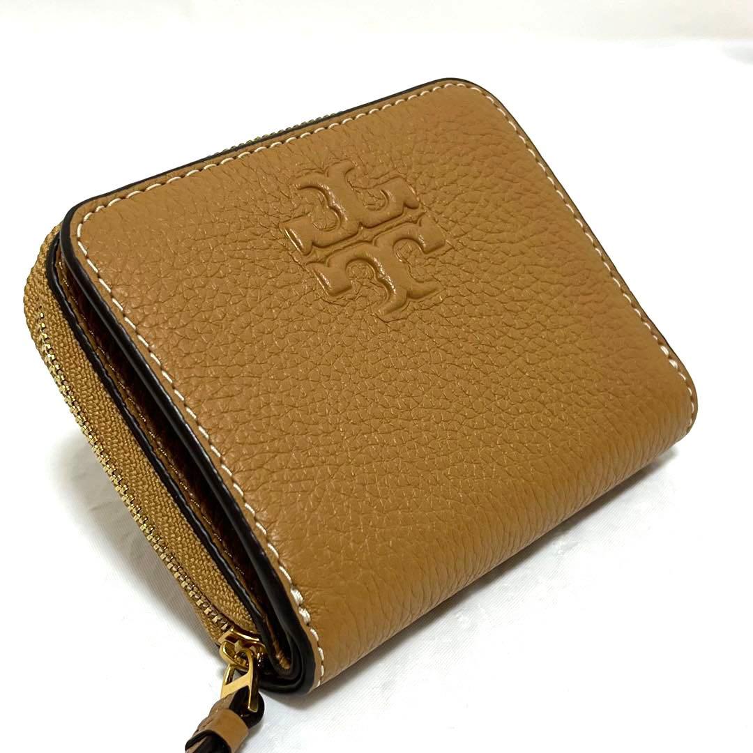【極美品】Tory Burch トリーバーチ二つ折り財布 ブラウン