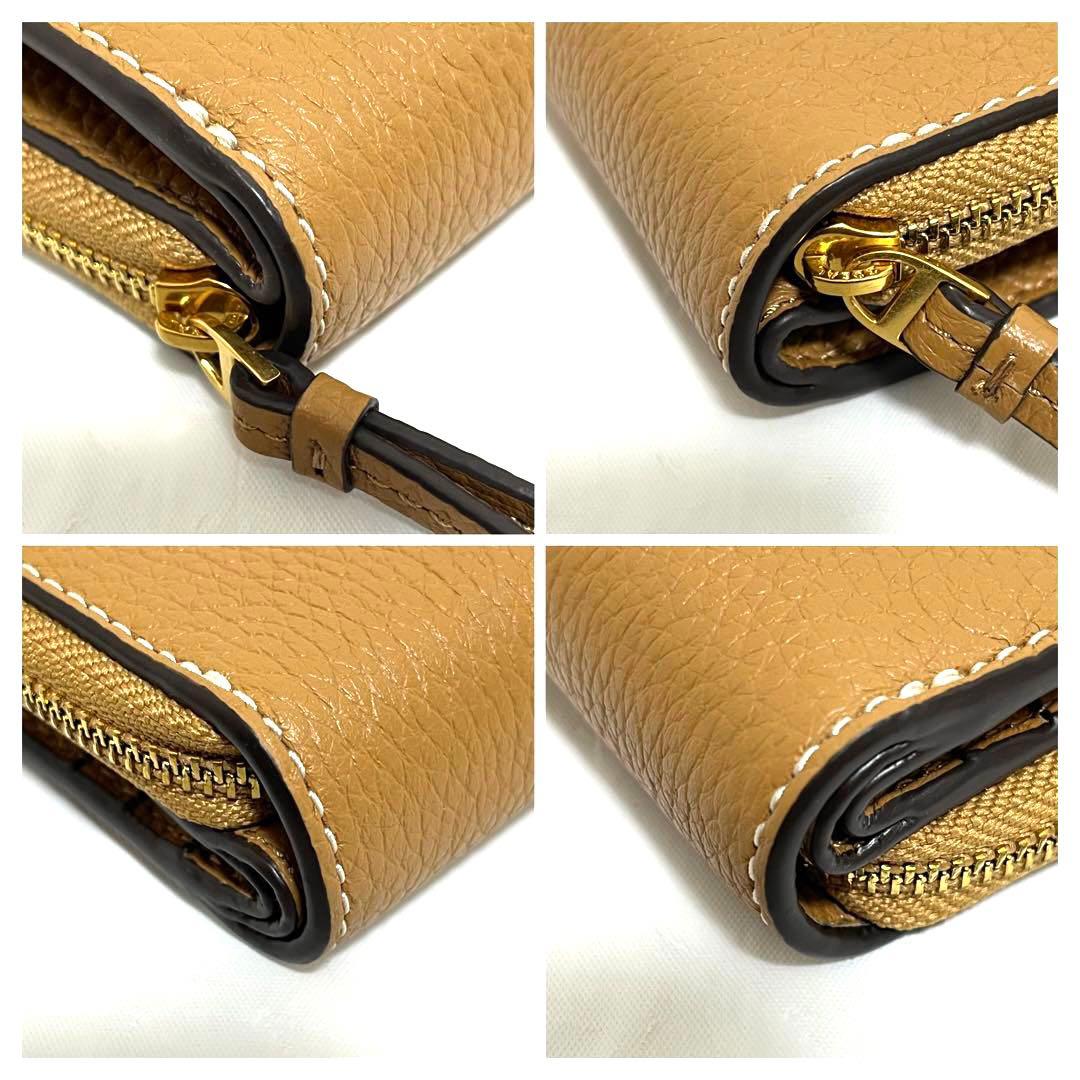 【極美品】Tory Burch トリーバーチ二つ折り財布 ブラウン