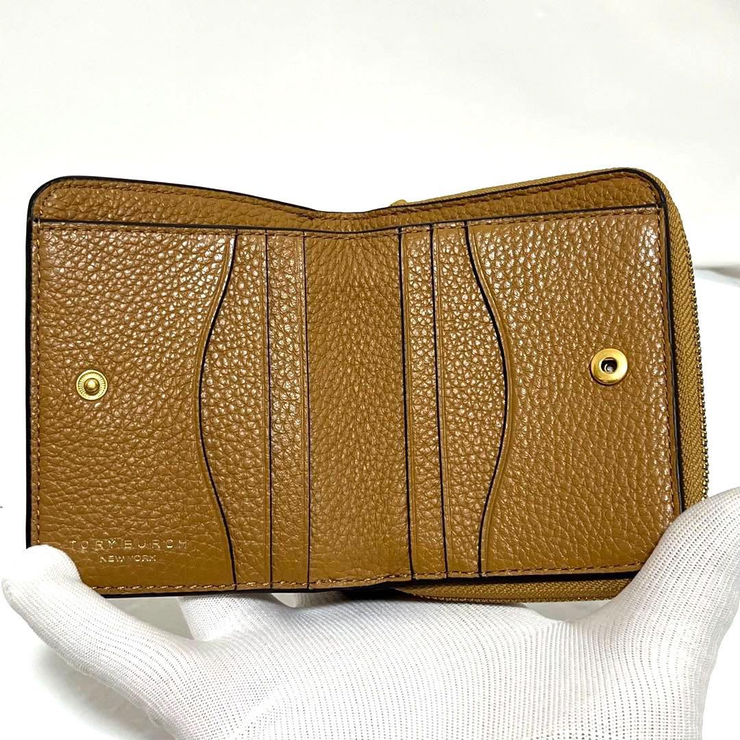 【極美品】Tory Burch トリーバーチ二つ折り財布 ブラウン