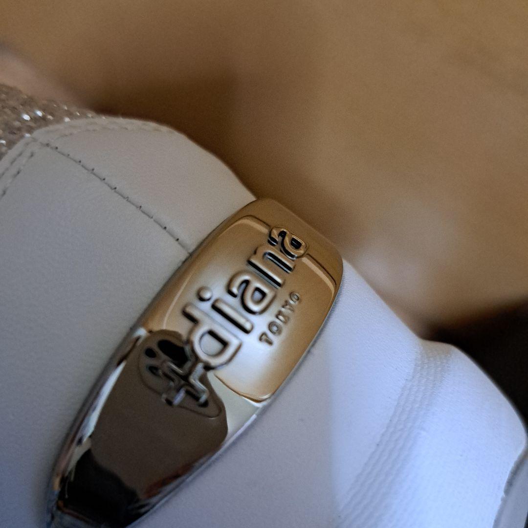 diana ホワイト スニーカー ウェッジソール