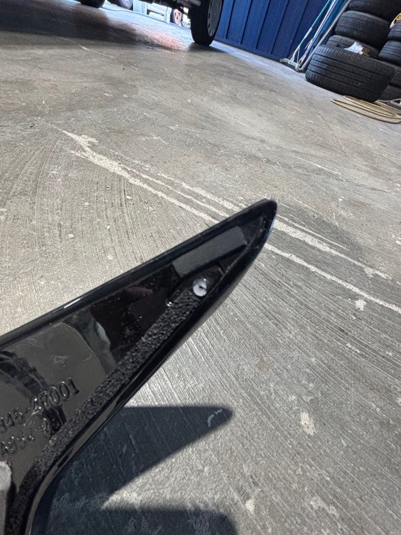 50プリウス 後期TRD左右 フロントバンパー カナード MS345-47001