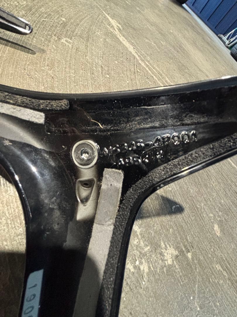 50プリウス 後期TRD左右 フロントバンパー カナード MS345-47001