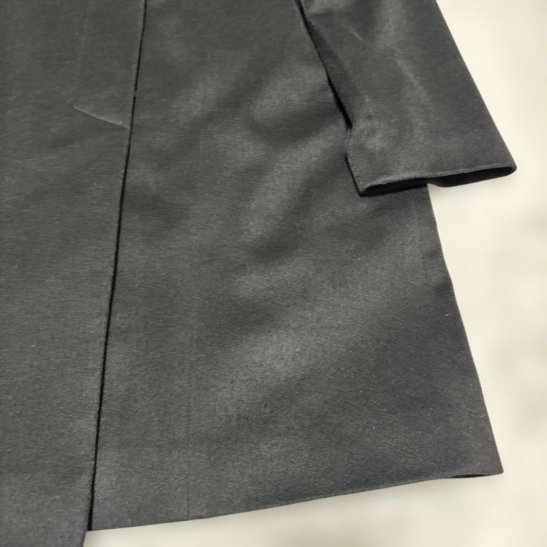 美品 ADRIA カシミヤ100% ロングコート 黒 pure cashmere