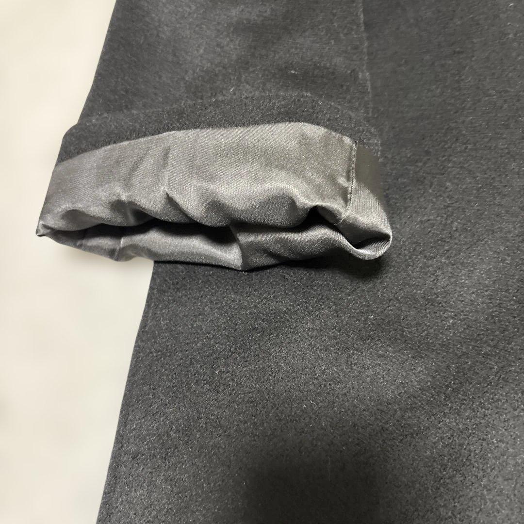 美品 ADRIA カシミヤ100% ロングコート 黒 pure cashmere