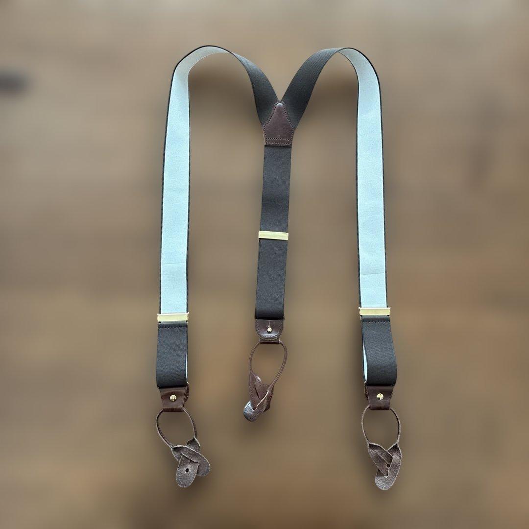 H*r様  THURSTON ブラウン サスペンダー