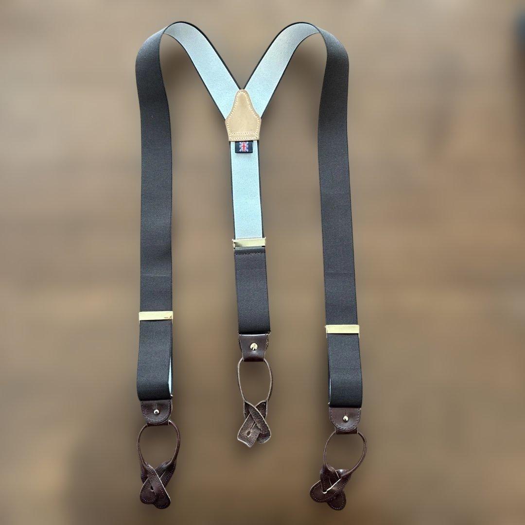 H*r様  THURSTON ブラウン サスペンダー