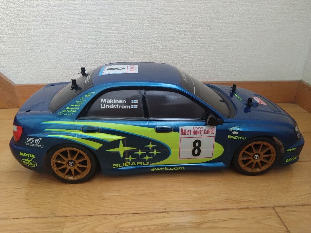 値下げ!　タミヤ　TT02　シャーシ　インプレッサ　WRC　ボディ　メカ　セット