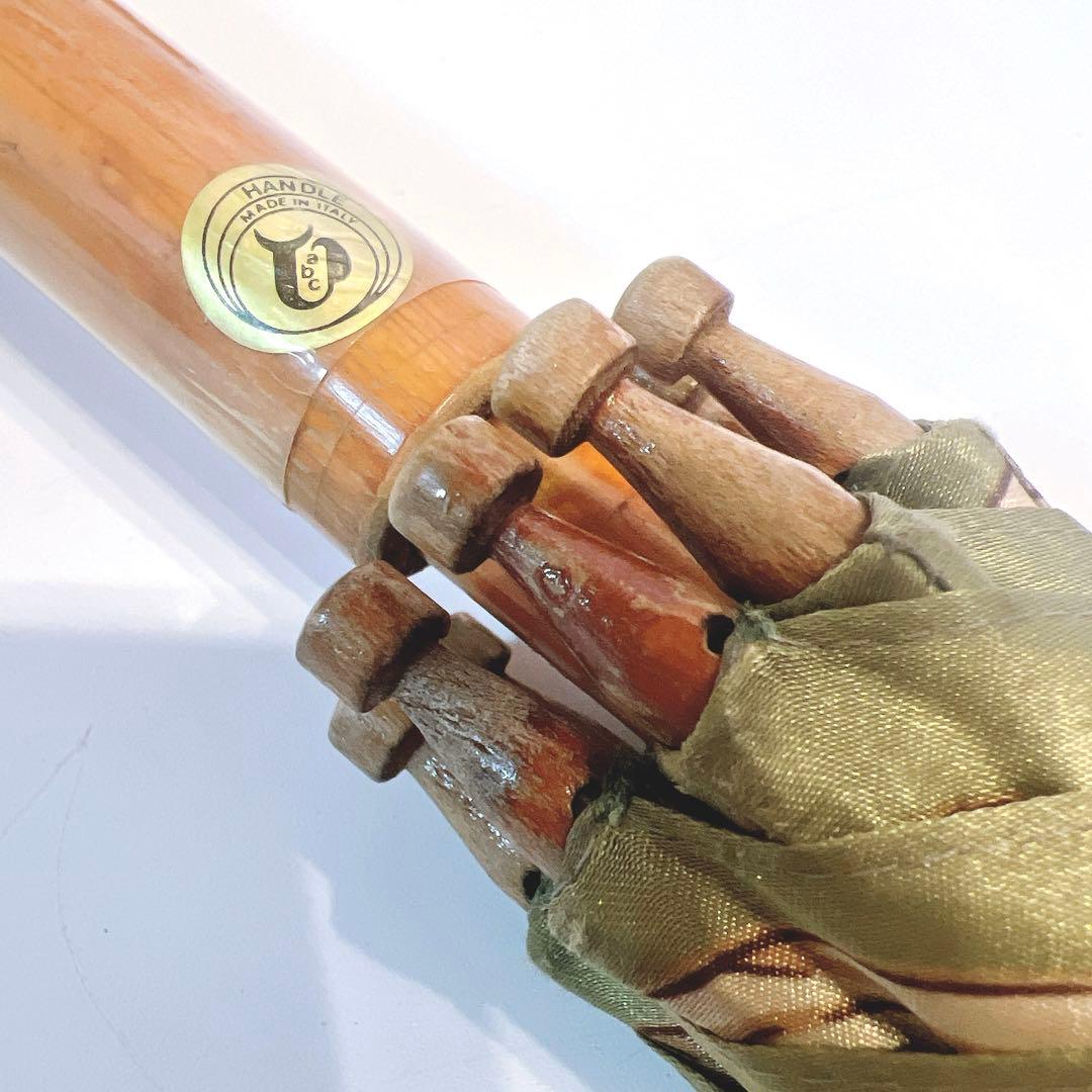 【希少】Burberrys フルーツ花柄 長傘　ノバチェック　バーバリー