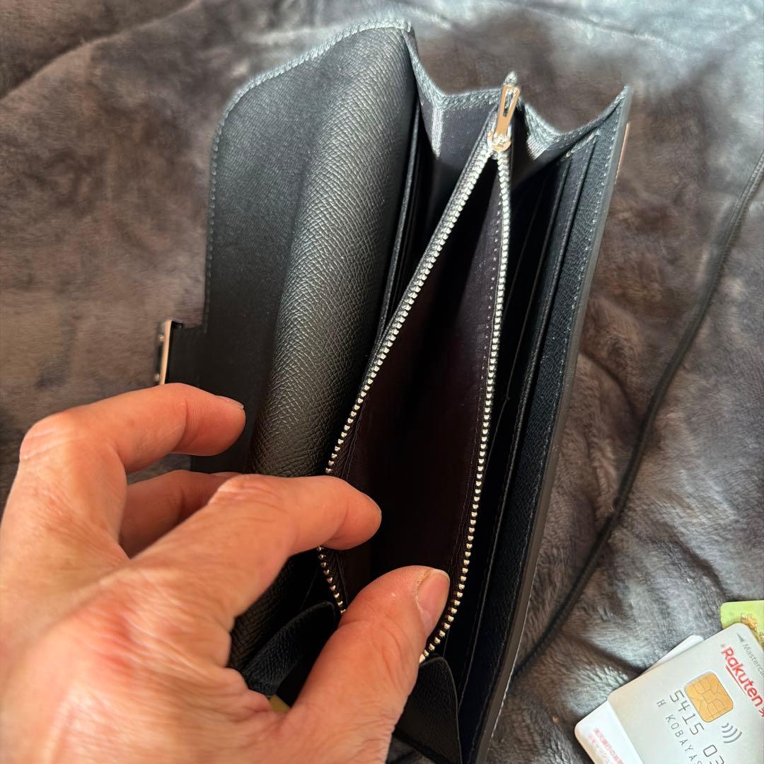 H*M様 HERMES ブラックレザー 長財布