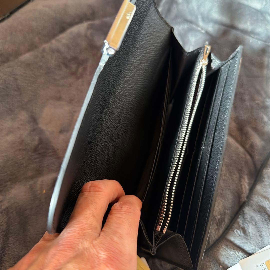 H*M様 HERMES ブラックレザー 長財布