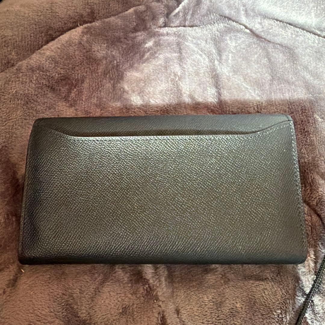 H*M様 HERMES ブラックレザー 長財布