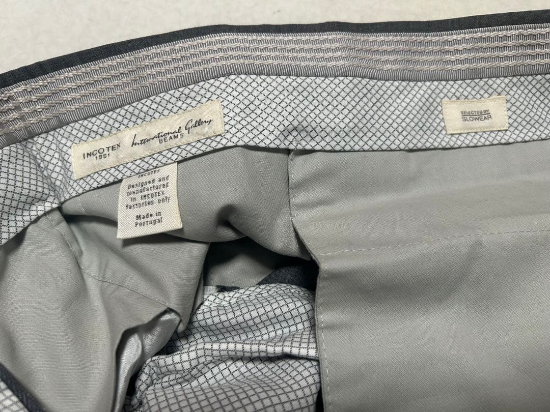 未使用 インコテックス 46 ミディアムグレー ビームス別注 ダブル