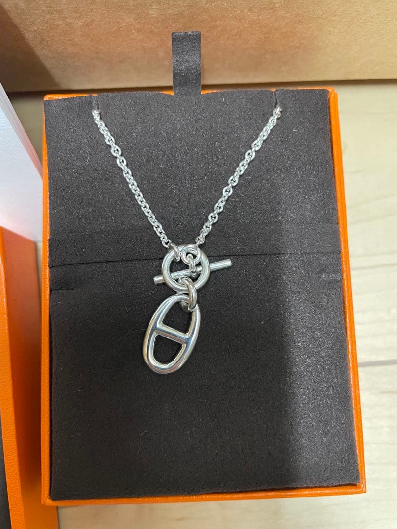 新品正規品　HERMES シェーヌダンクル　ペンダント