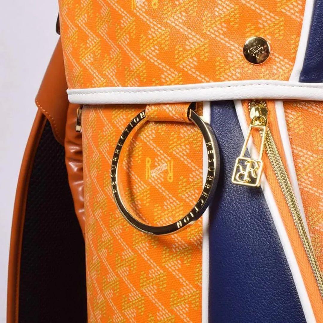 RALLINA キャディバッグ (イエローネイビー)