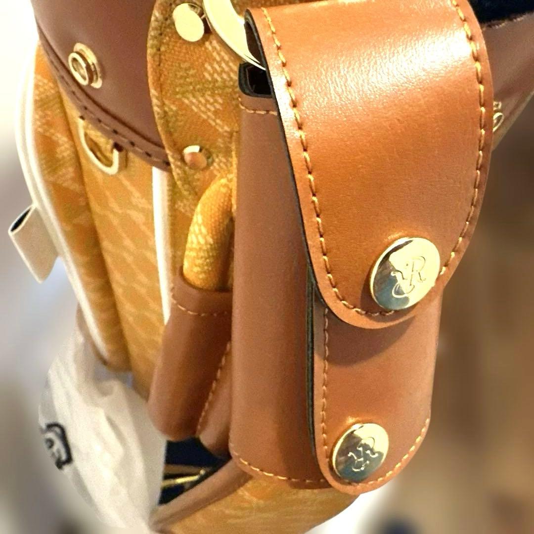 RALLINA キャディバッグ (イエローネイビー)