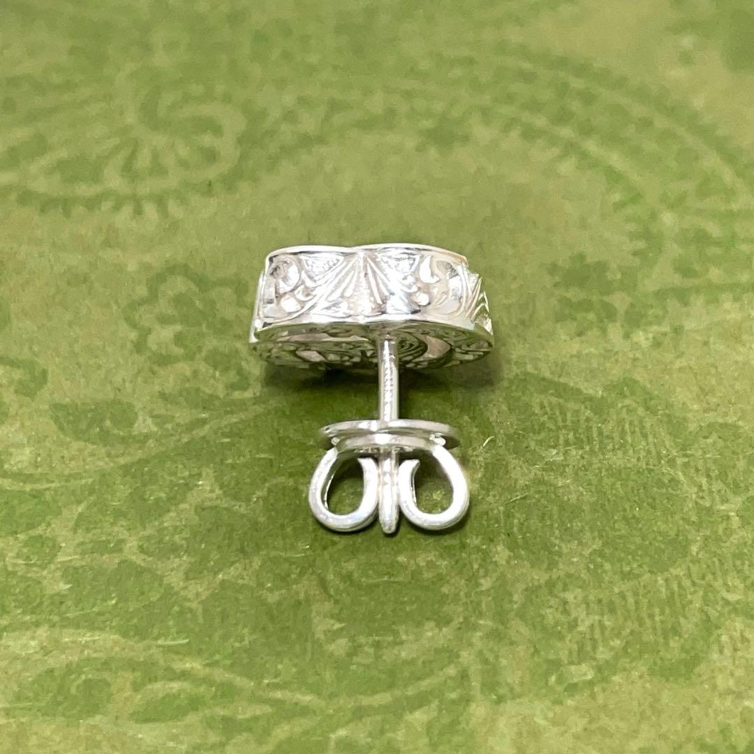 【極美品】グッチ　ダブルGピアス片耳　アラベスク　　シルバー925