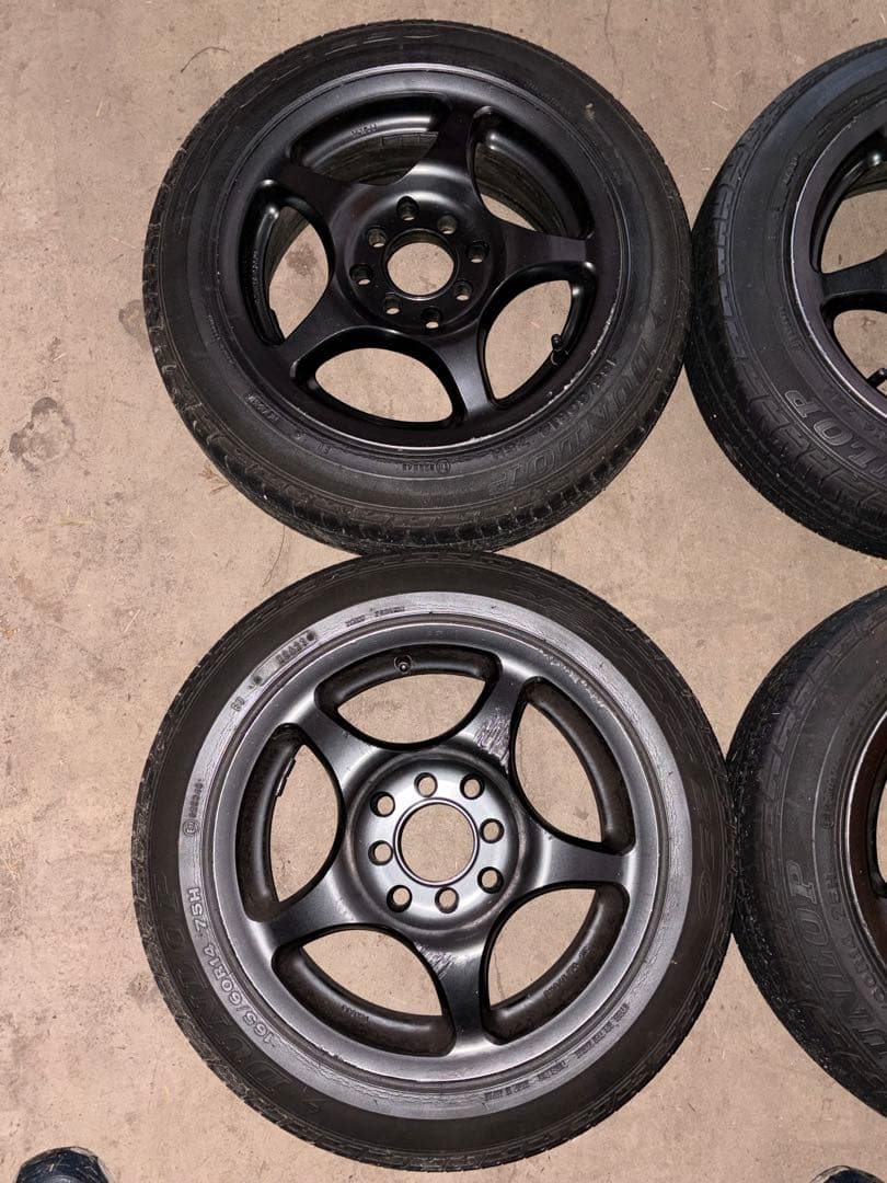 キッズレーシング 14インチ 6J マルチPCD ホイールセット