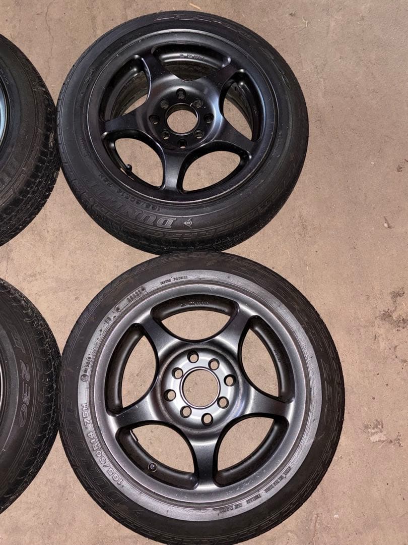 キッズレーシング 14インチ 6J マルチPCD ホイールセット