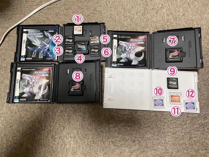 ポケモンソフト17点　3DS DSi DSライト
